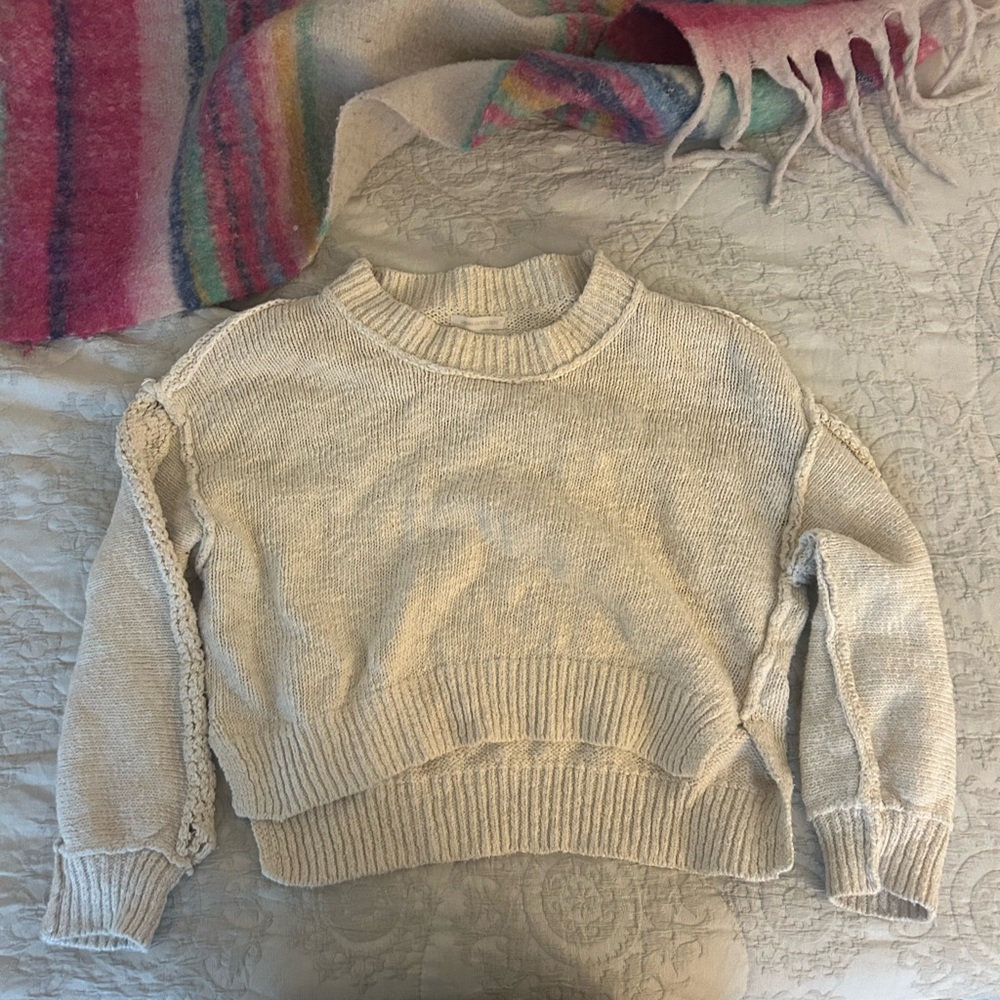 Urban Outfitters Cream Knit Sweater